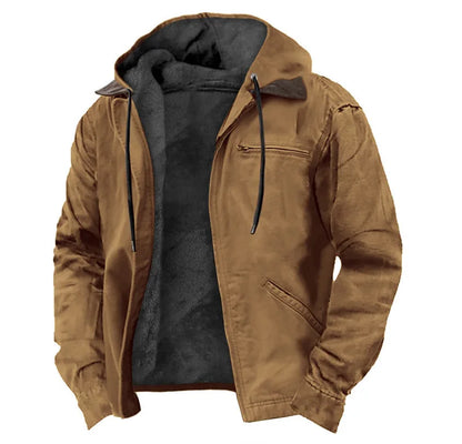 Warm Fleece Hooded Winter Jacket