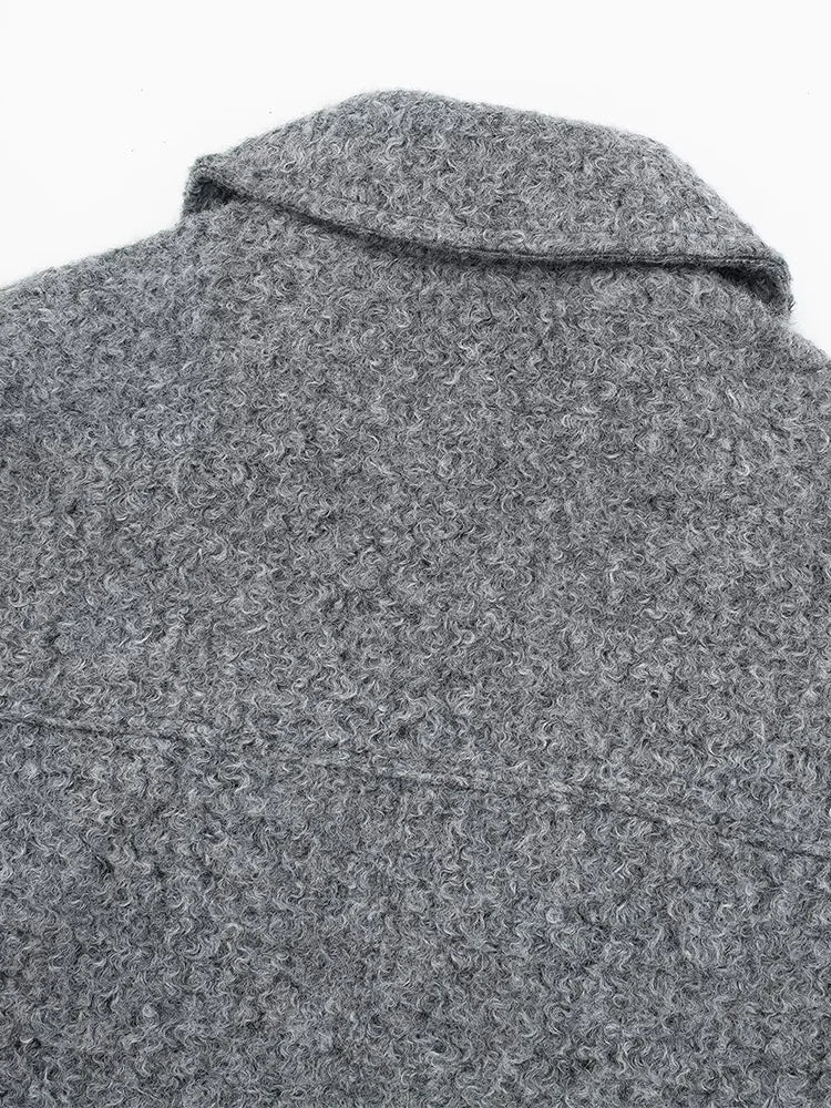 Stylish Grey Zipper Jacket