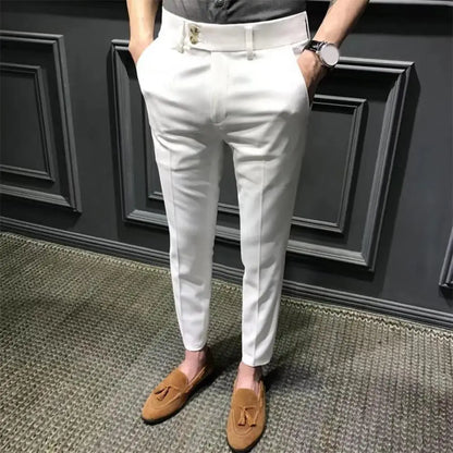 Sharp Line Slim Fit Suit Pants