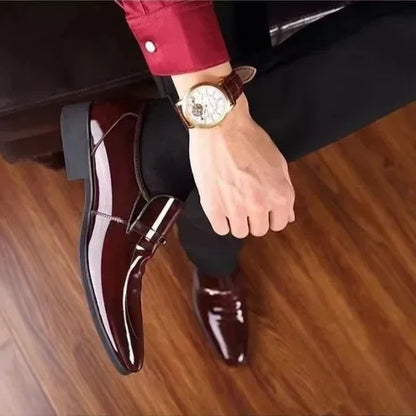 Imperial Gloss Black Oxford Shoes
