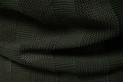 StratoMesh Solid & Stripe Knit Top