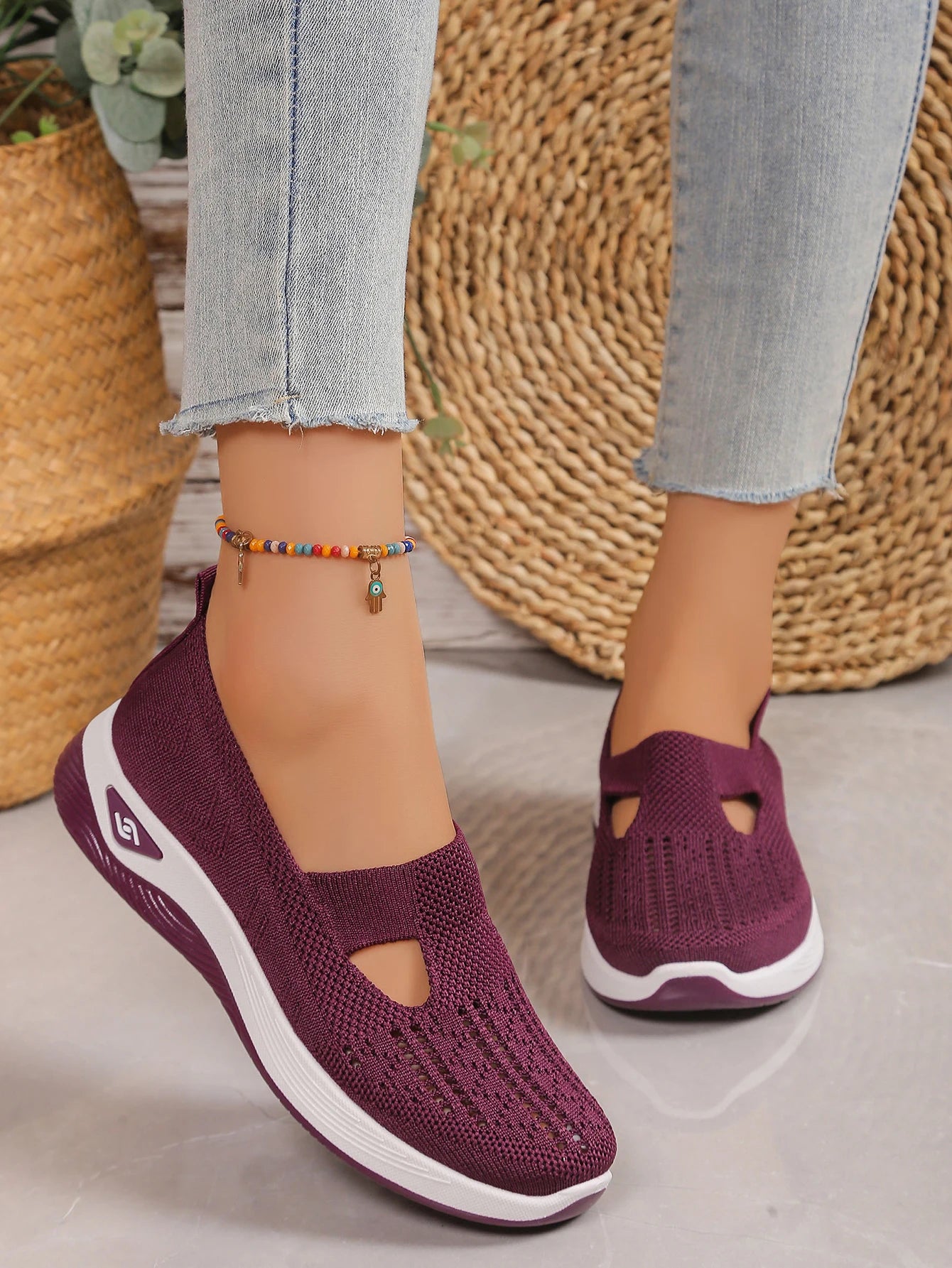 BreezeWalk Knit Mesh Sneakers