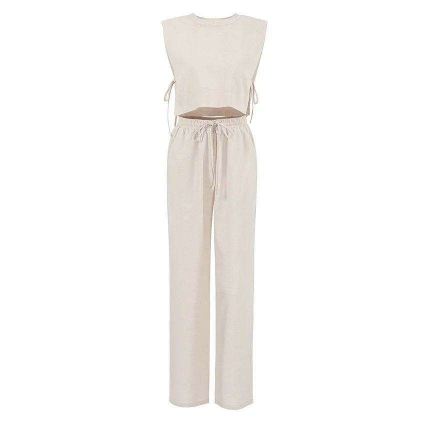 Chic Harmony Wide-Leg Pant Set