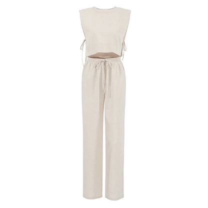 Chic Harmony Wide-Leg Pant Set