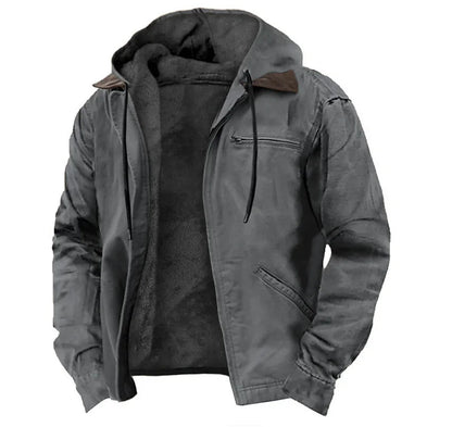 Frost Core Cotton Hooded Zip Jacket
