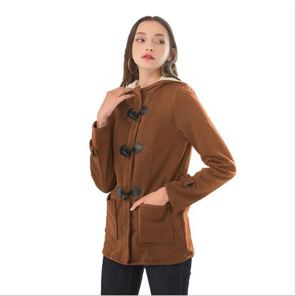 Hooded Zip Up Overcoat