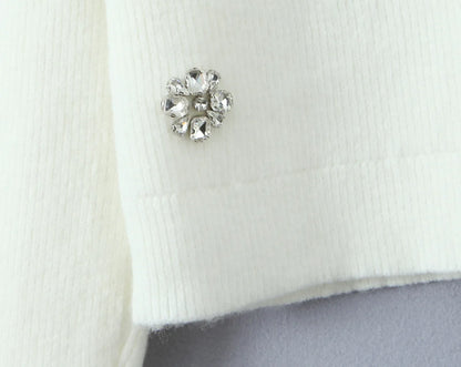 French Sweet Bow Knit Cardigan