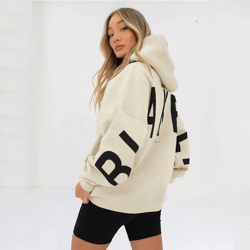Women's Thickened Fleece Oversized Hoodie
