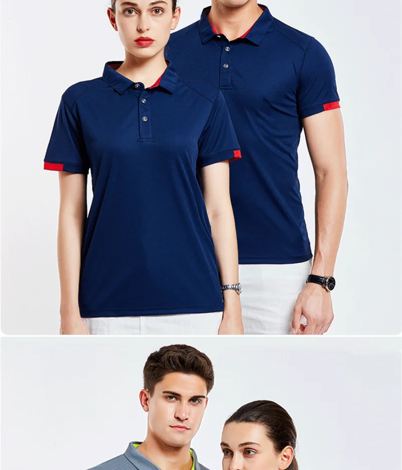 Swift Dry Lapel Polo Fitness Shirt