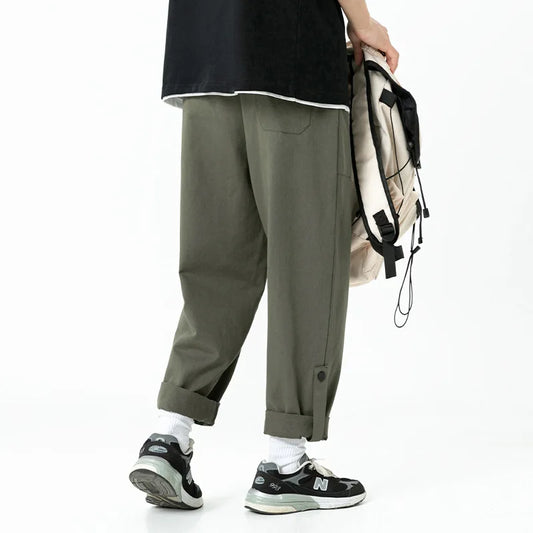 Men’s Cotton Straight Cargo Pants