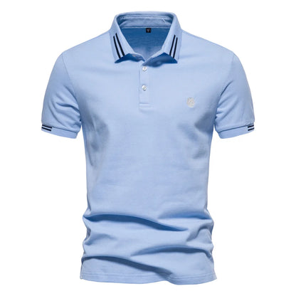 Cotton Solid Men's Polo