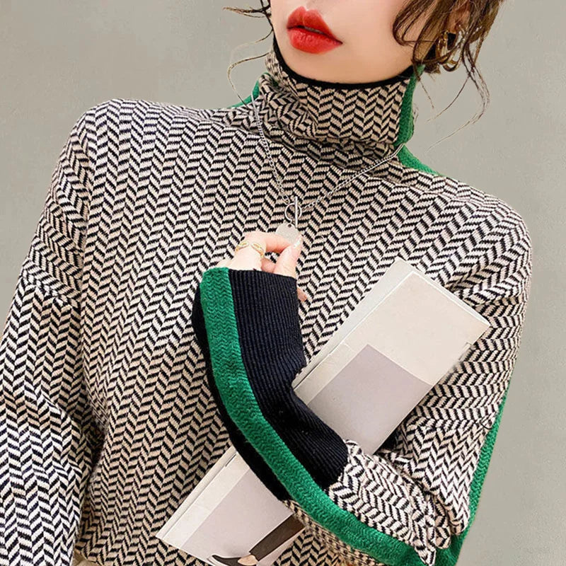 Elegant Slim Fit Turtleneck Sweater