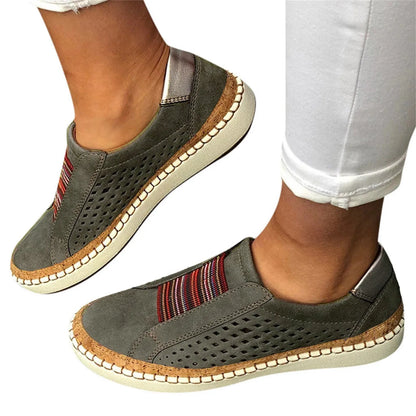 Breathable Mesh Hollow Flat Shoes