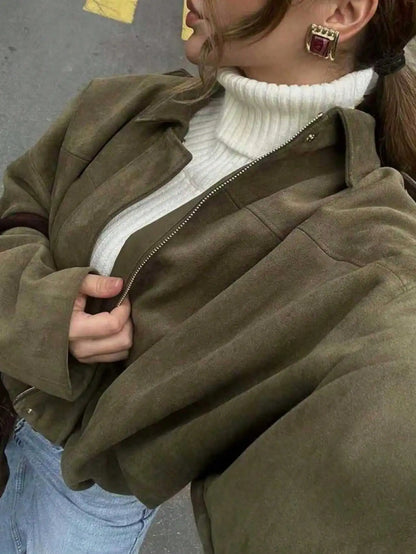 Trendy Military Short Jacket