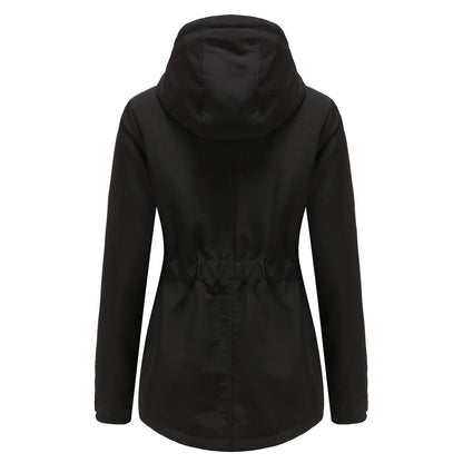 Women’s Thickened Lamb Velvet Parka – Hooded Winter Coat