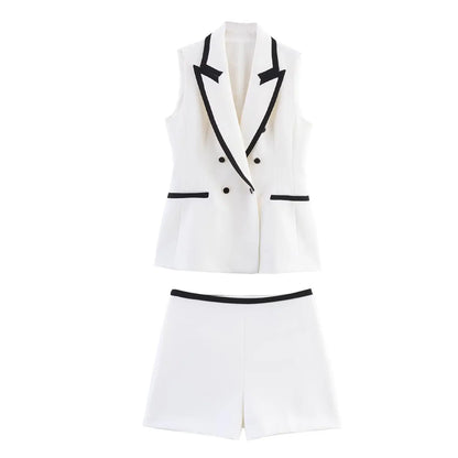 Vivid Edge Two-Piece Shorts Set