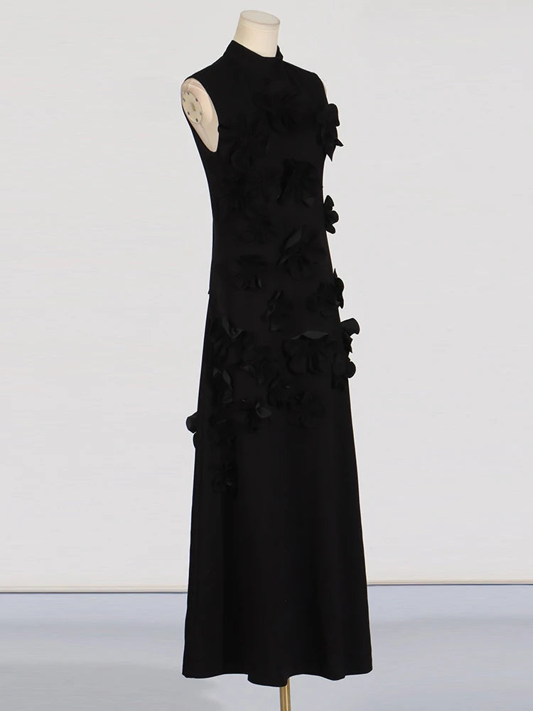 Lace Luxe Patchwork High Waist Dress