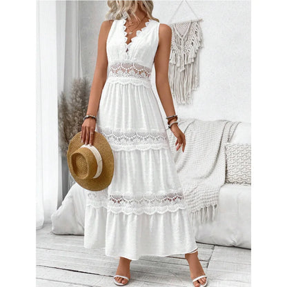 Elegant Lace Bohemian Dress