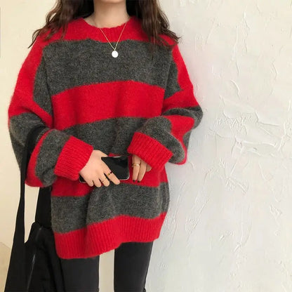 Women’s Oversized Striped Sweater