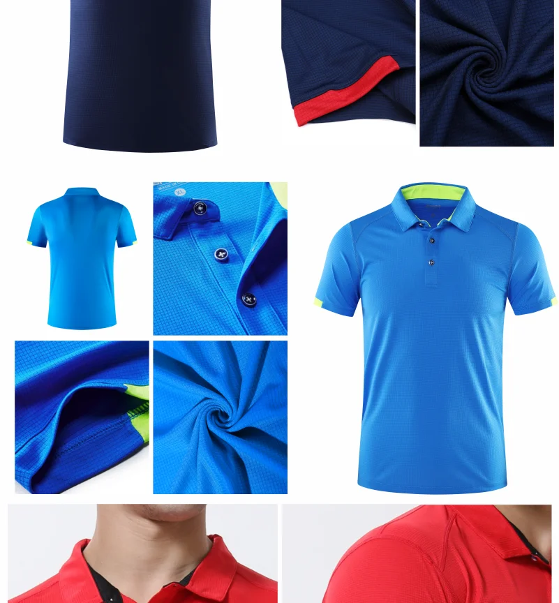 Swift Dry Lapel Polo Fitness Shirt