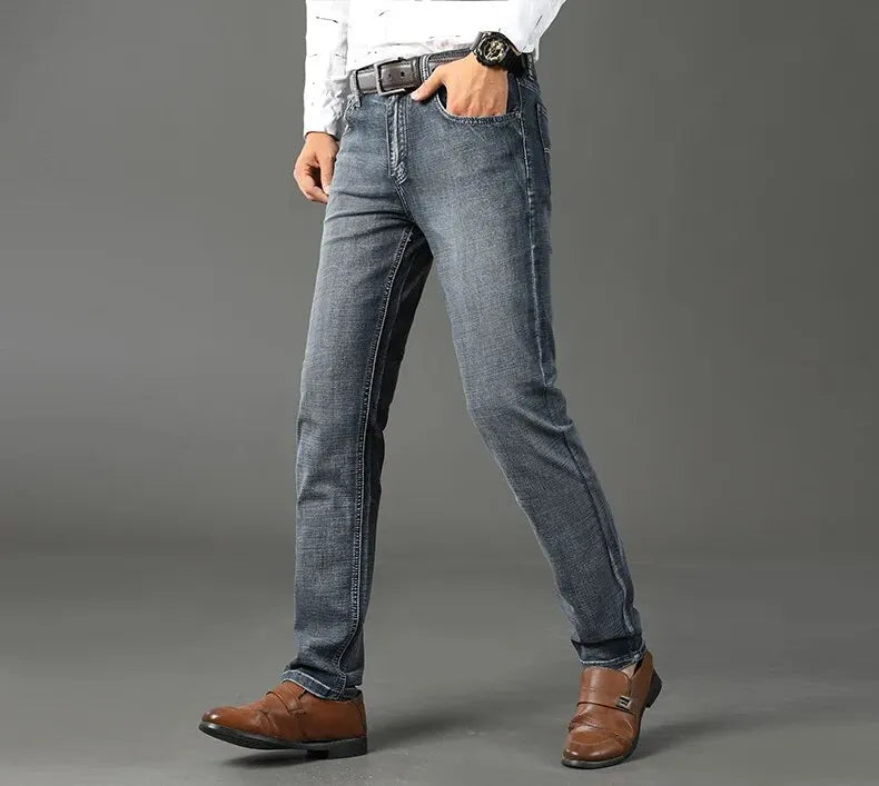 Luxury Slim Fit Stretch Denim Jeans