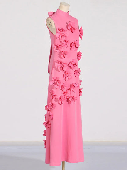Lace Luxe Patchwork High Waist Dress