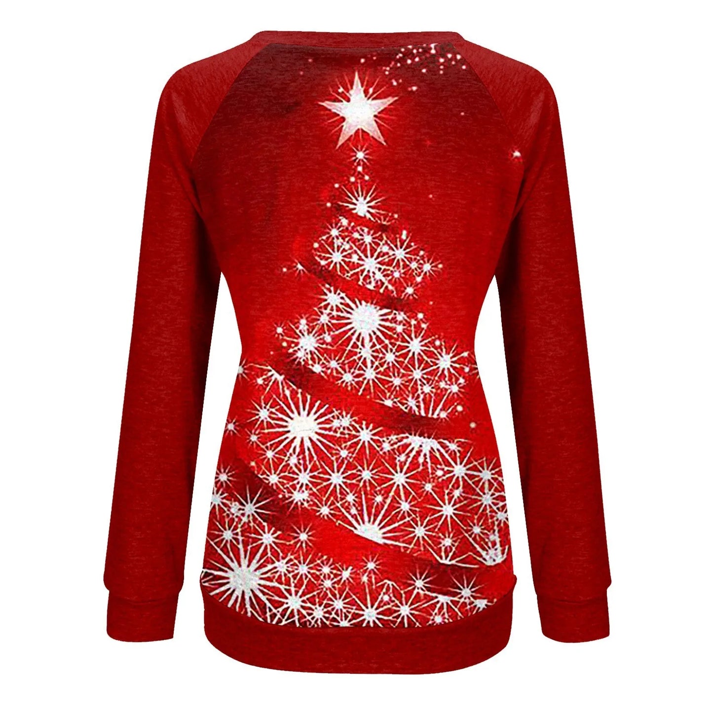 Casual Printed Round-Neck Sweatshirt