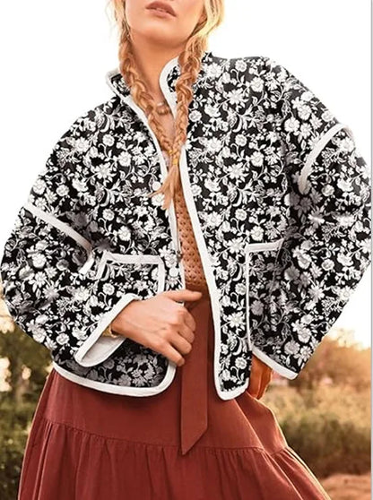 Boho Blossom Padded Jacket