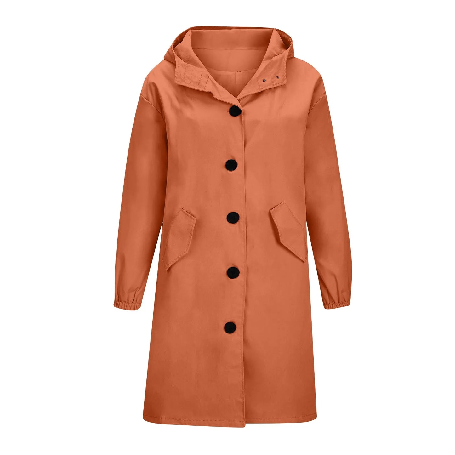 Women’s Long Hooded Trench Coat