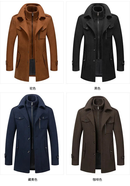 Regent Frost Wool Business Coat