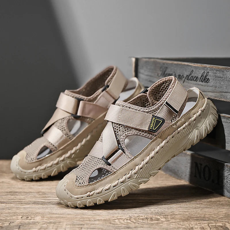 TerraWalk Genuine Leather Men’s Sandals