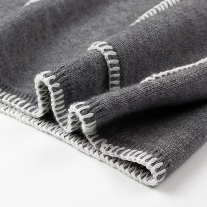 Retro Ease V-Neck Knit Jumper