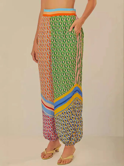 Lush Escape Printed Shirt Set