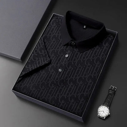 Printed Business Casual Polo