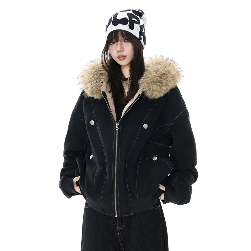 Women’s Winter Padded Hooded Cotton Jacket