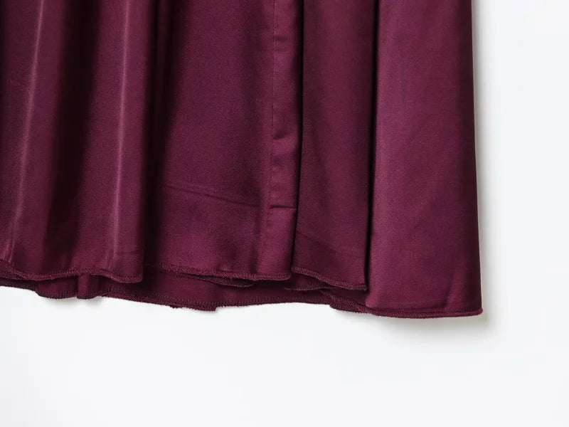 Elegant Lustre Backless Maxi Dress
