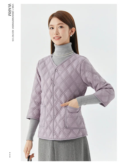 SoftNest Cropped Cotton Padded Jacket