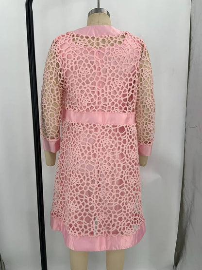 Lace Embrace Two-Piece Dress Set