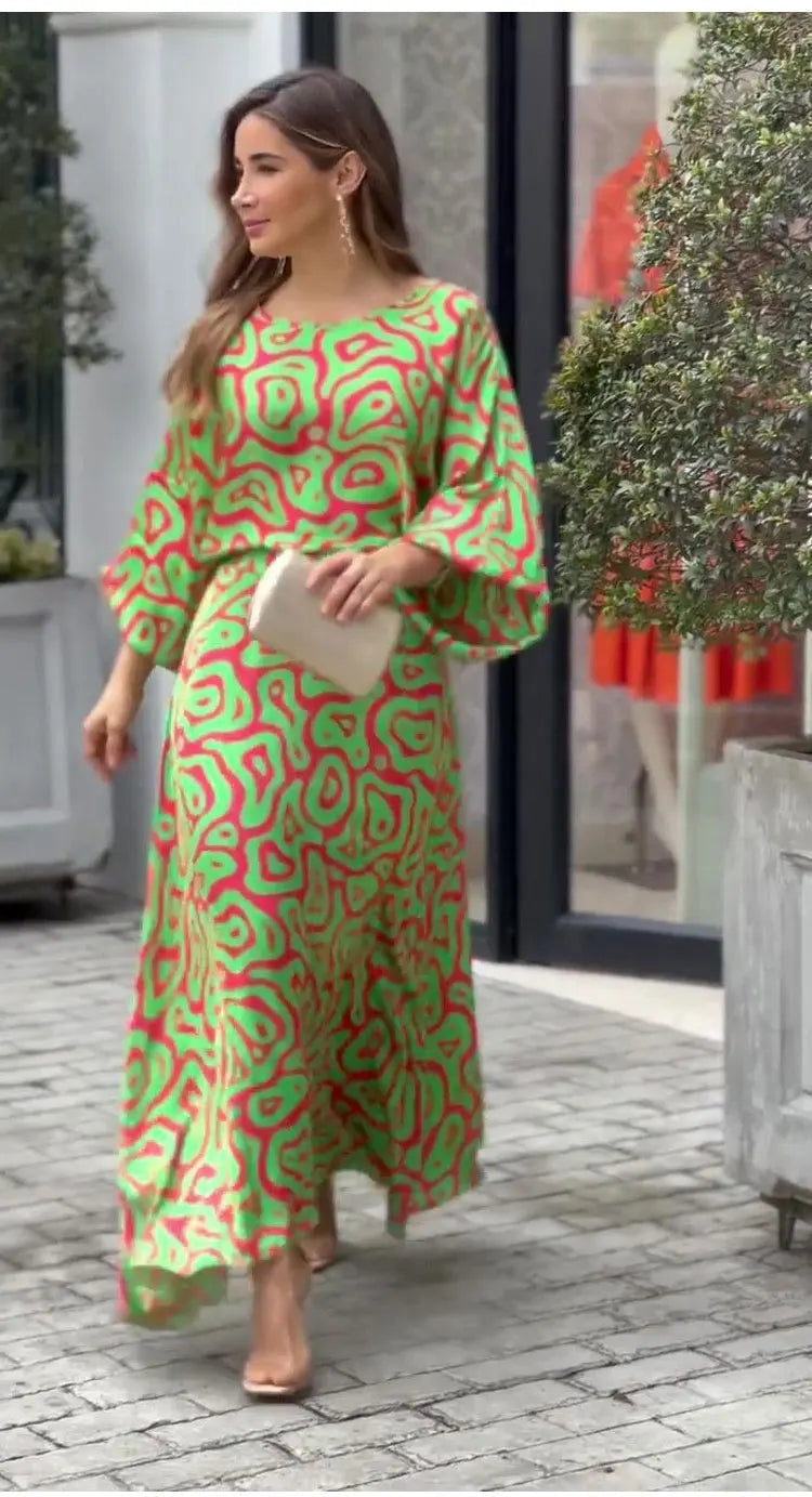 Effortless Elegance Long Sleeve Skirt Set