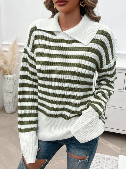 Vintage Stride Striped Sweater