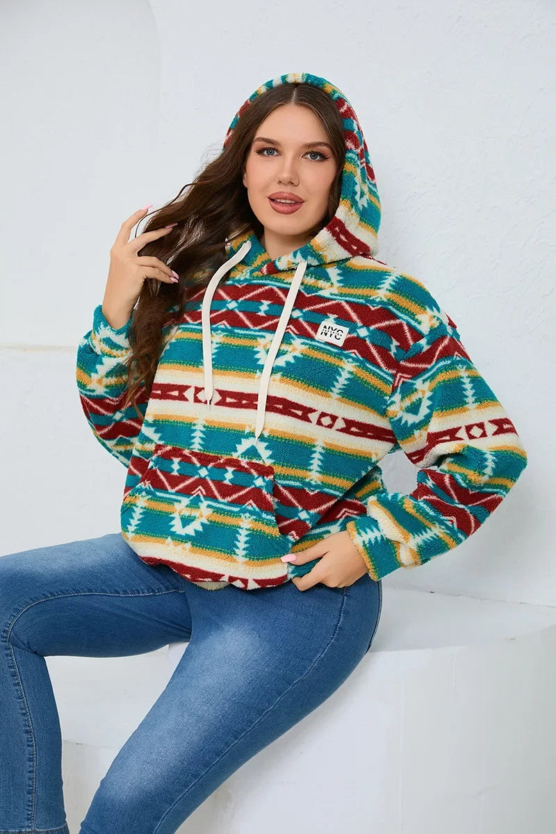 Cozy Hood Oversized Fluffy Hoodie