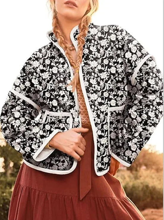 Boho Blossom Padded Jacket
