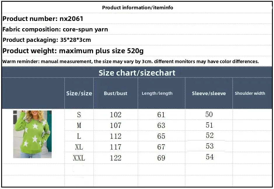 Women's Long Sleeve round Neck Knitted Sweater