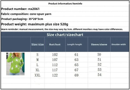 Women's Long Sleeve round Neck Knitted Sweater