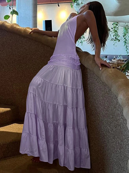 Enchanted Grace One-Shoulder Maxi Dress