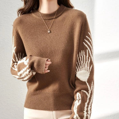 Mono Muse Graphic Knit Pullover