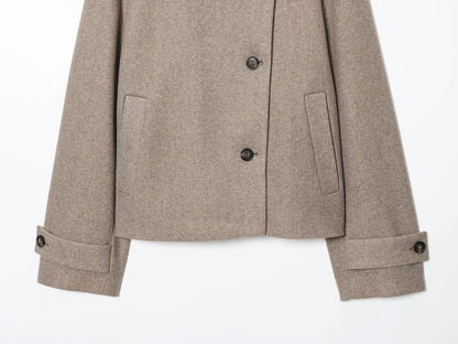 Women's Loose Winter Stand Collar Coat