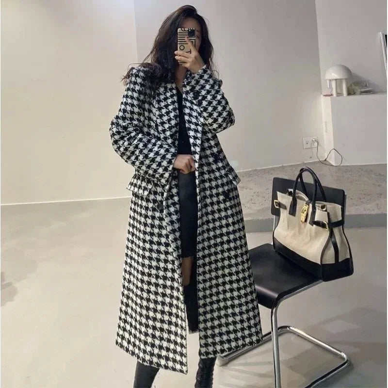 Heritage Check Woolen Overcoat