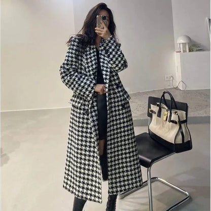 Heritage Check Woolen Overcoat