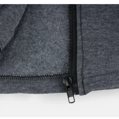 Hooded Zip Up Overcoat
